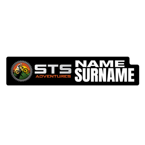 STS Adventures 2026 ID Sticker Bikes & Gear