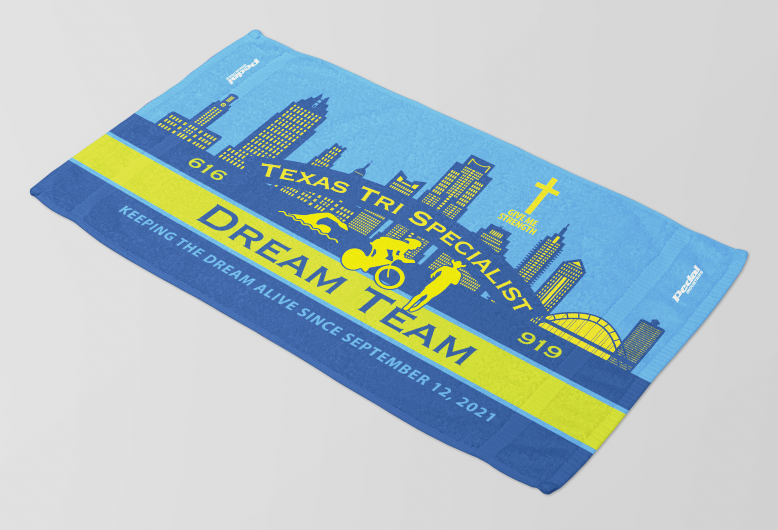 Texas Dream Team 2023 Plush Towel 35" 60"