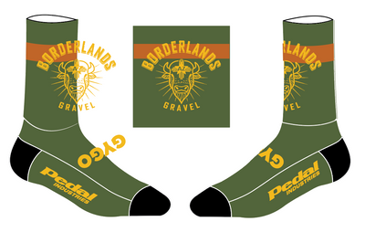 BorderLands Gravel 2025 KNITTED SOCK (Bulk)