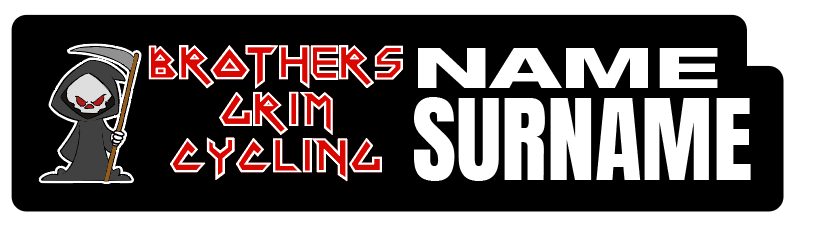 Brothers Grim Cycling 2026 ID Sticker Bikes & Gear