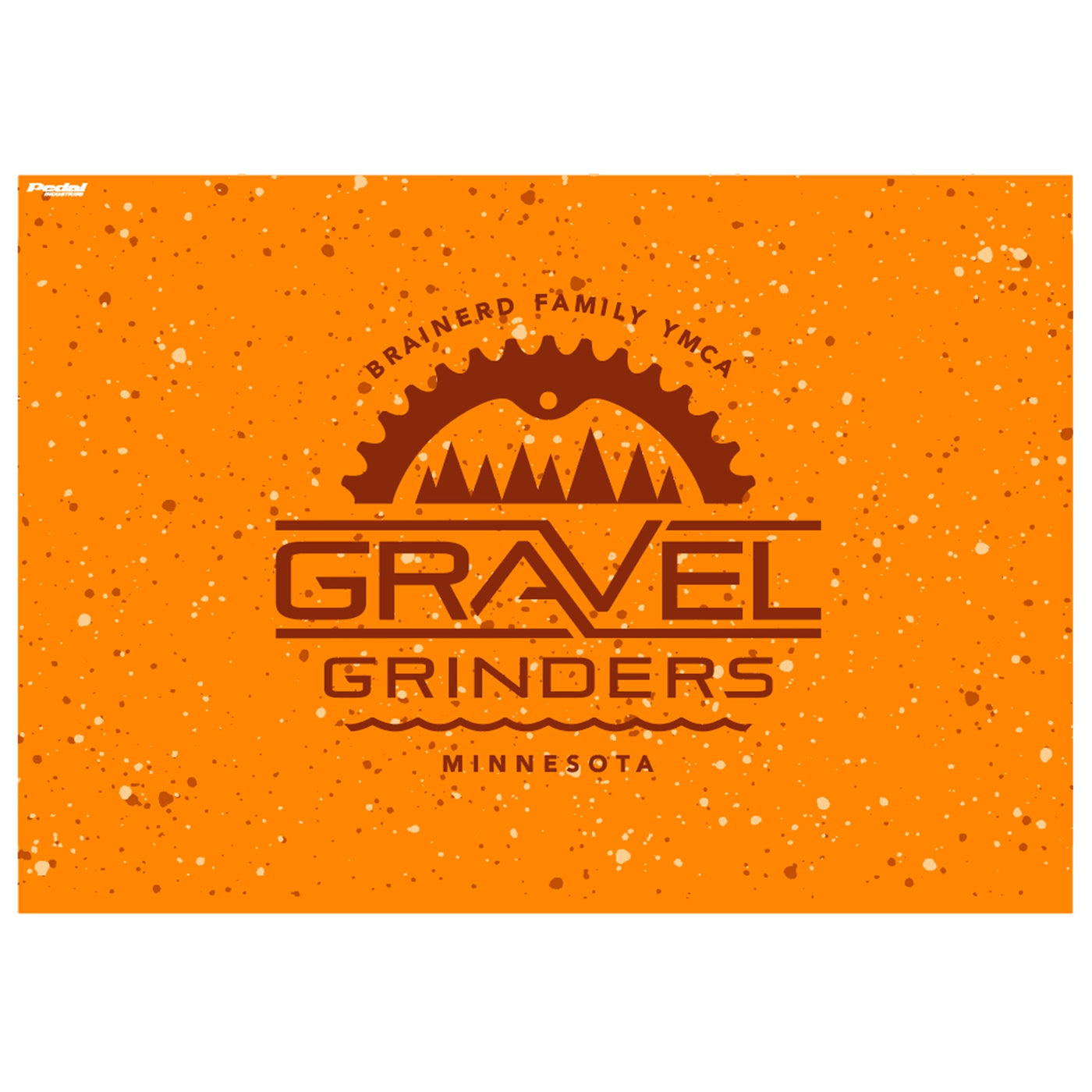 Brainerd YMCA Gravel Grinders 2025 Back Wall (only) 10 x 10