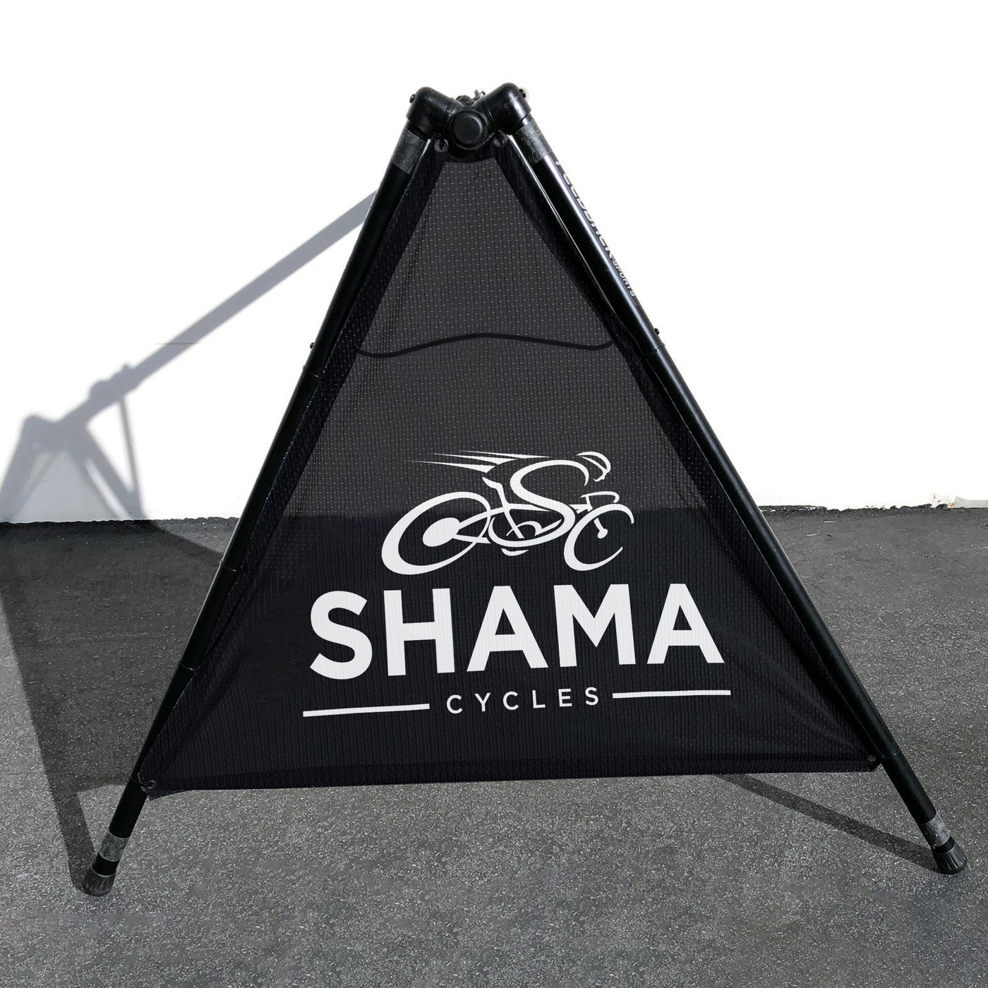 SHAMA CYCLES 2024 Bike Rack Banners (Set of 2 Mesh Banners)