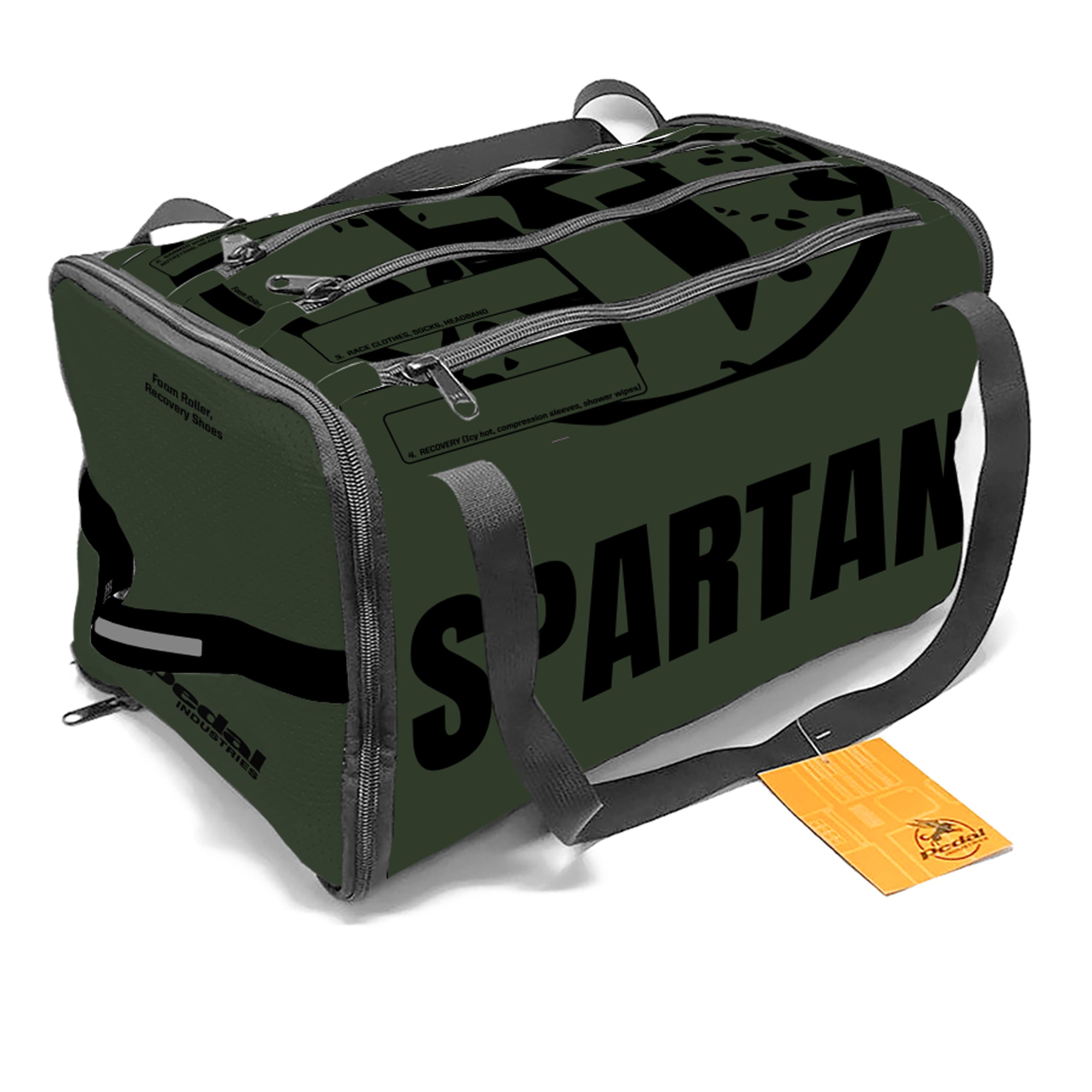 Spartan 2025 RaceDay RUNNING Gear Bag™ MILITARY – PEDAL Industries