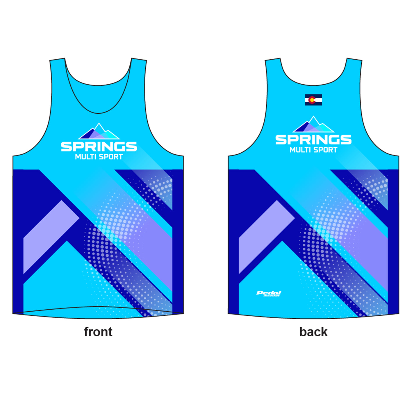 Springs Multisport 2026 MENS RUNNING Singlet – PEDAL Industries