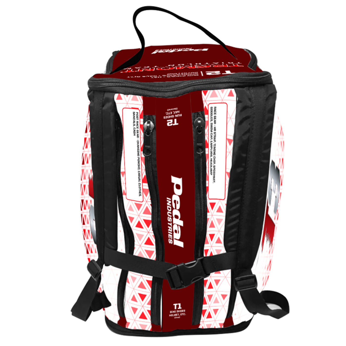 T3 Triathlon Club 2025 TRIATHLON SPECIFIC RaceDay Bag