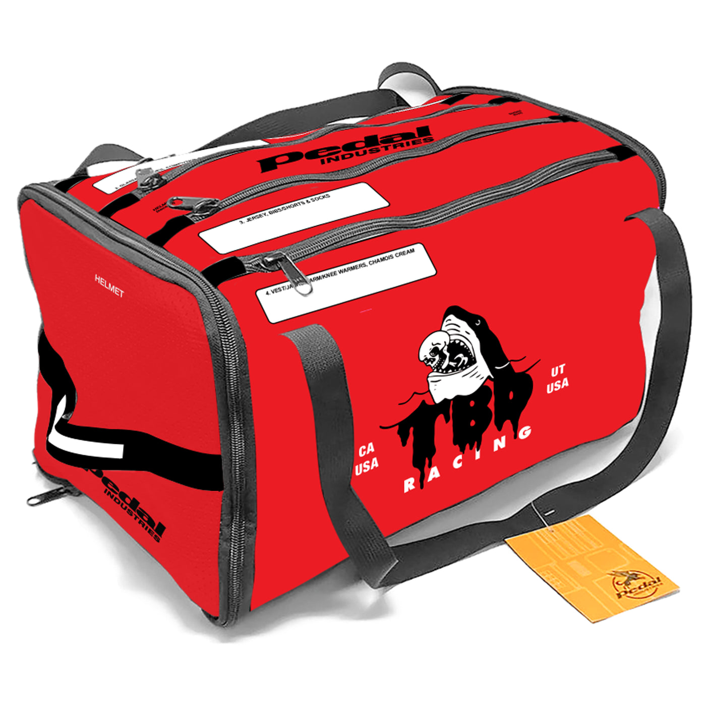 TBD Racing 2025 CYCLING RACEDAY BAG™ RED