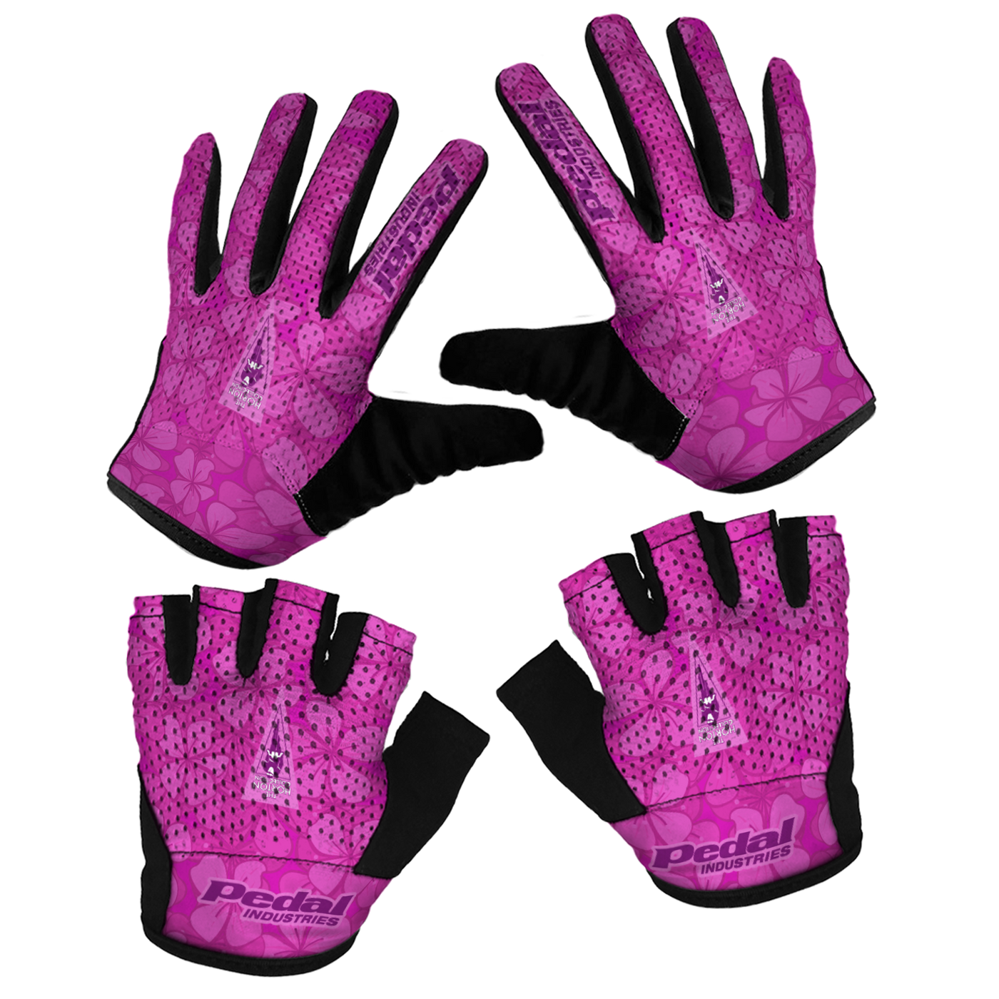 The GIRO SUPERLIGHT RaceDay Gloves ISD PINK FLEUR
