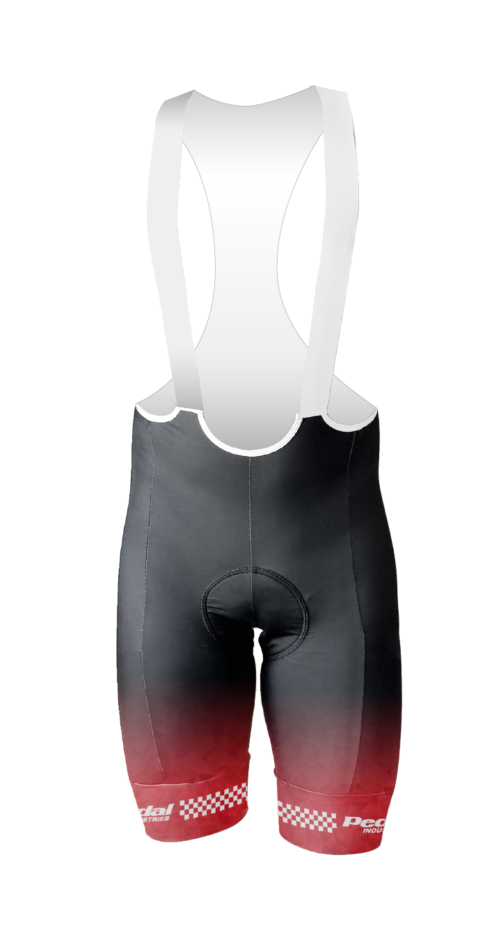 The GC Red MEN'S PRO LEVEL BIB ISD - flat product view pdp-last