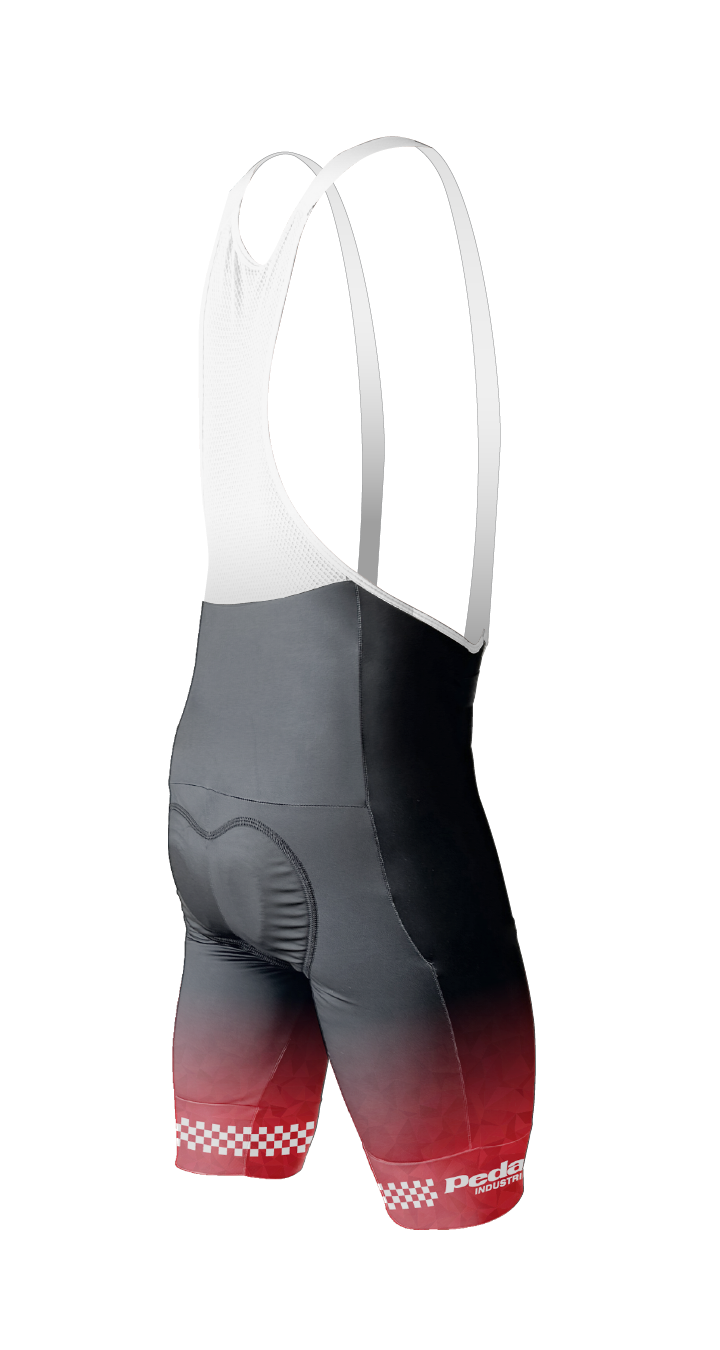 The GC Red MEN'S PRO LEVEL BIB ISD - flat product view pdp-last