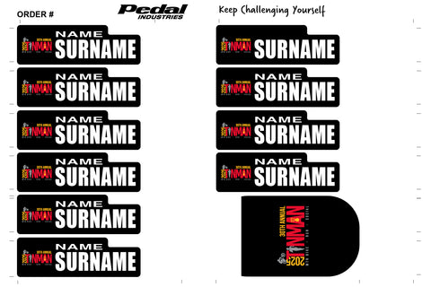 TINMAN 2025 ID Sticker Bikes & Gear