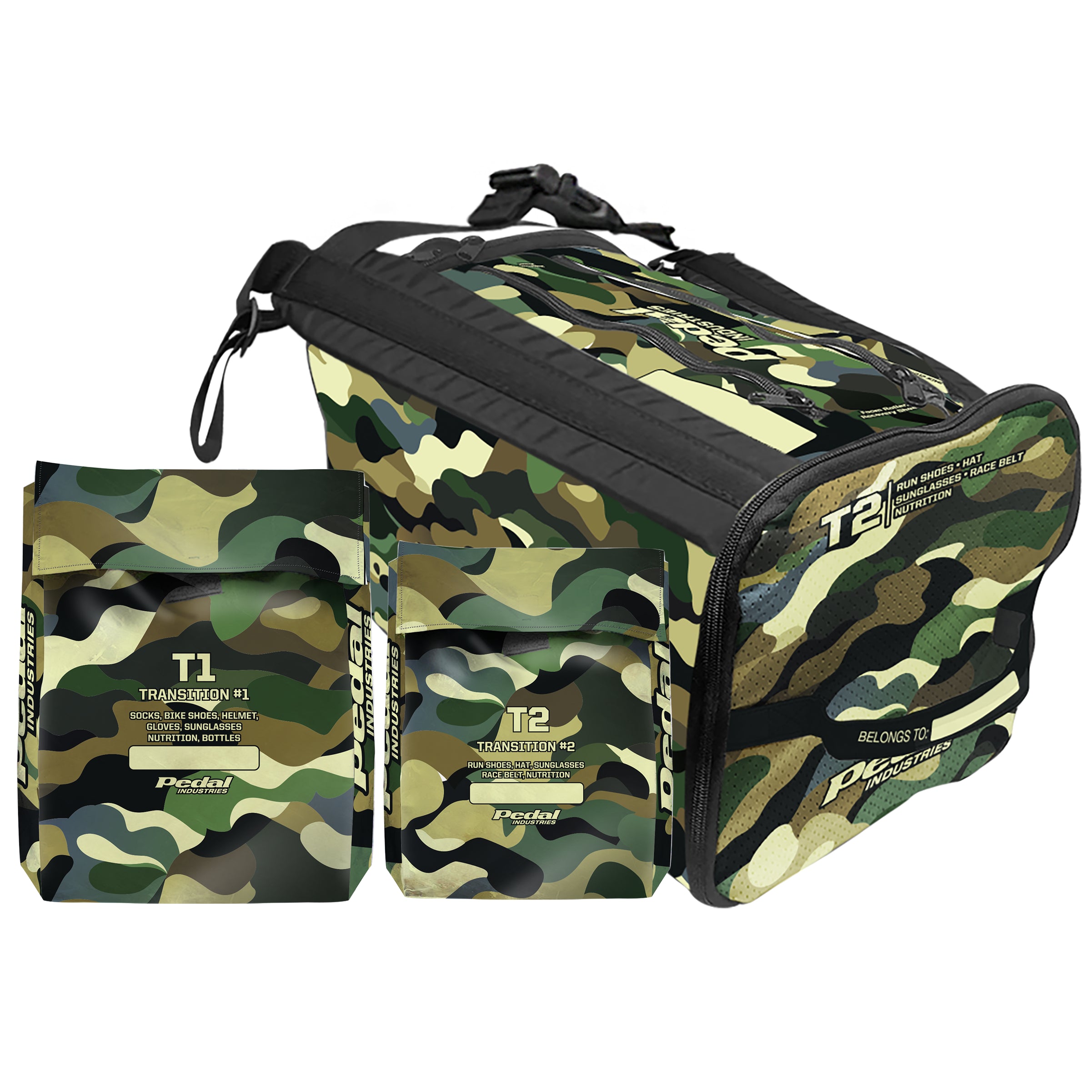 SWAMP CAMO RaceDay TRIATHLON Gear Bag™ ISD