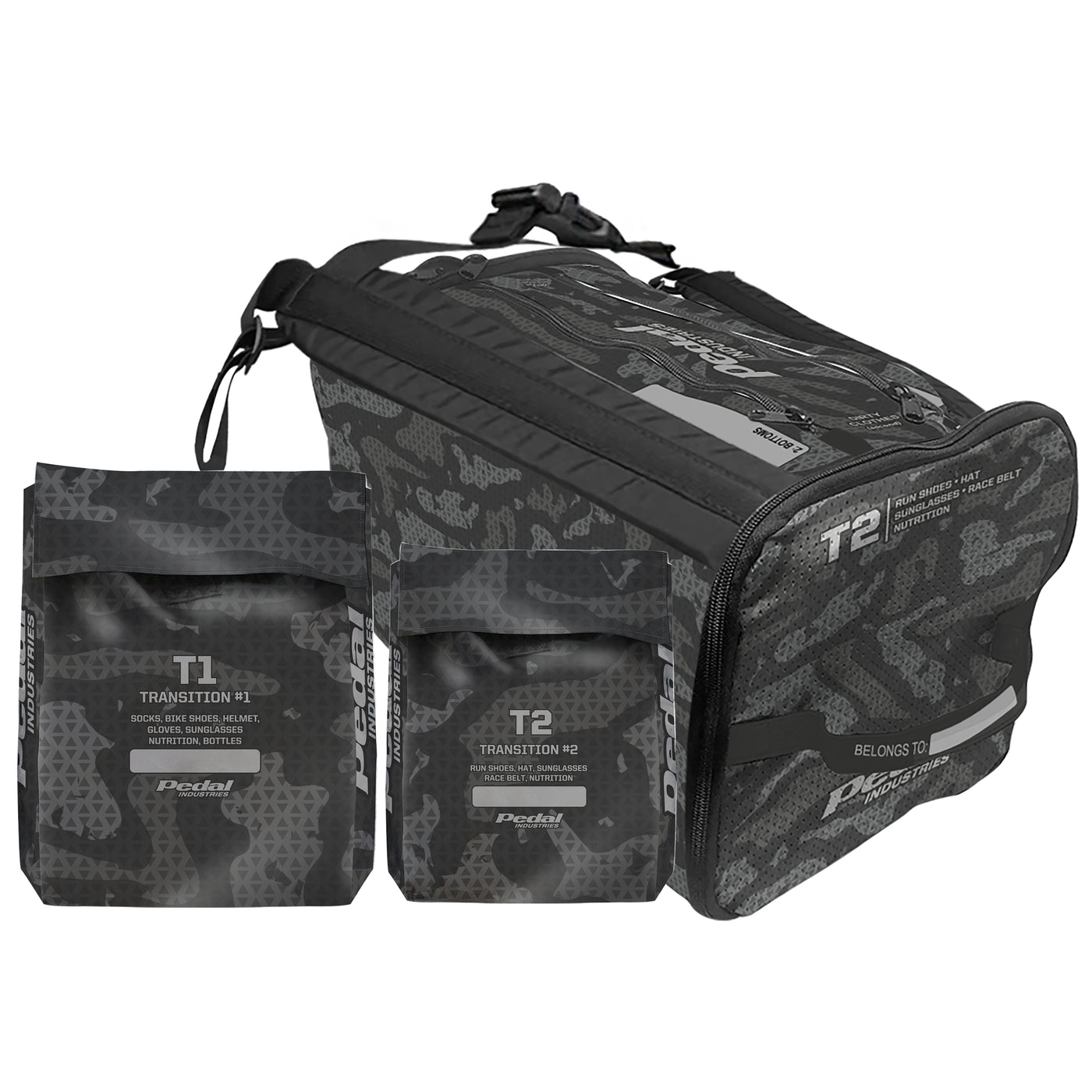 All CAMO TRIATHLON SPECIFIC RaceDay Bag ISD (7 Color Variants)