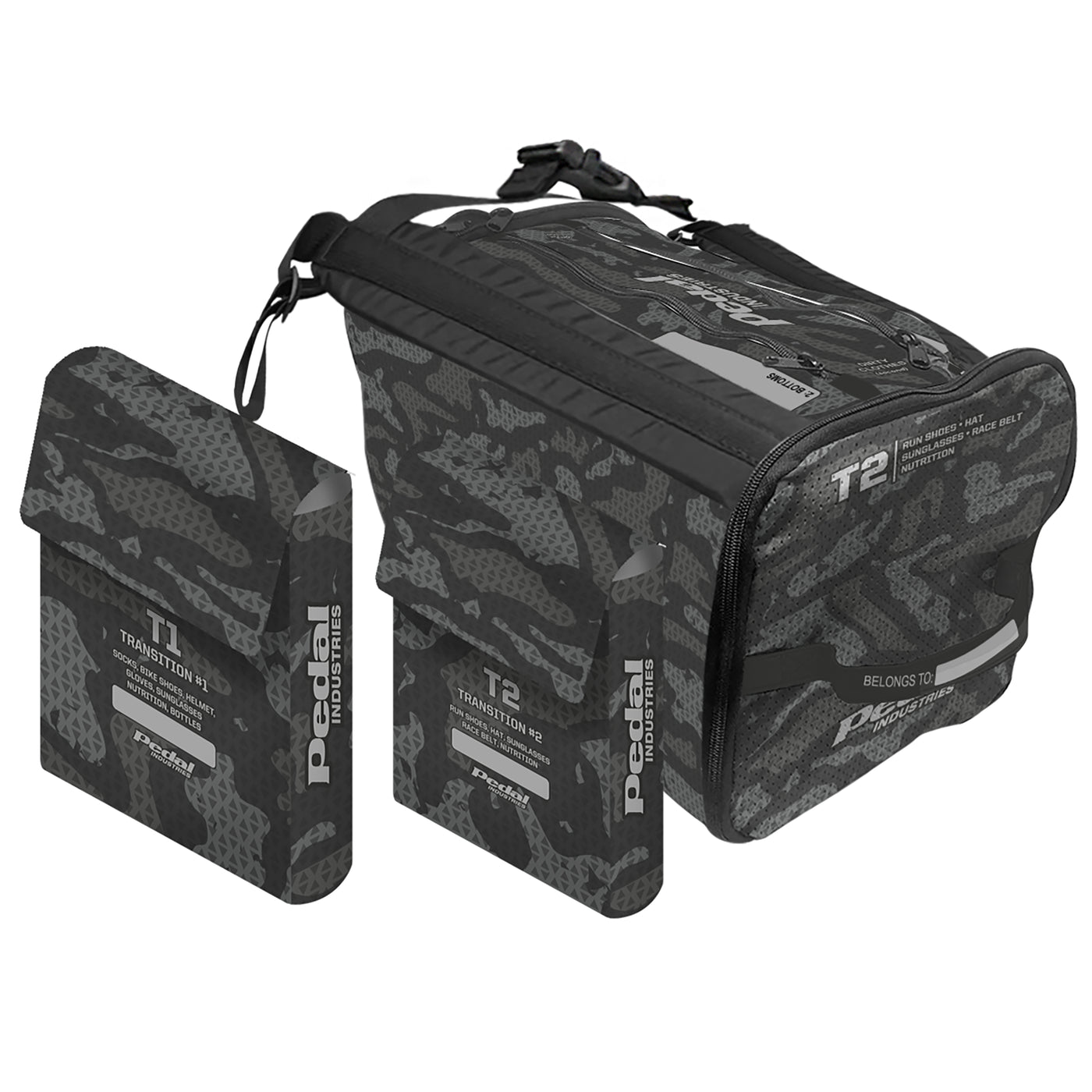 All CAMO TRIATHLON SPECIFIC RaceDay Bag ISD (7 Color Variants)