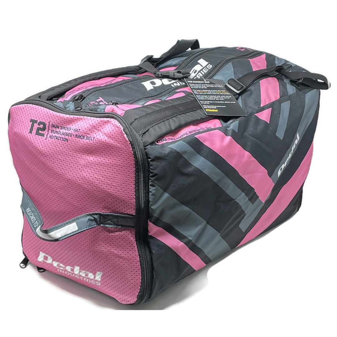 cheap pink tackle bag Primary Colors RaceDay TRIATHLON Gear Bag™ ISD – PEDAL Industries Roro VIB Micro Vibrating the adjustable strap rides Color:Bright Silver DL1S FLY COMBO