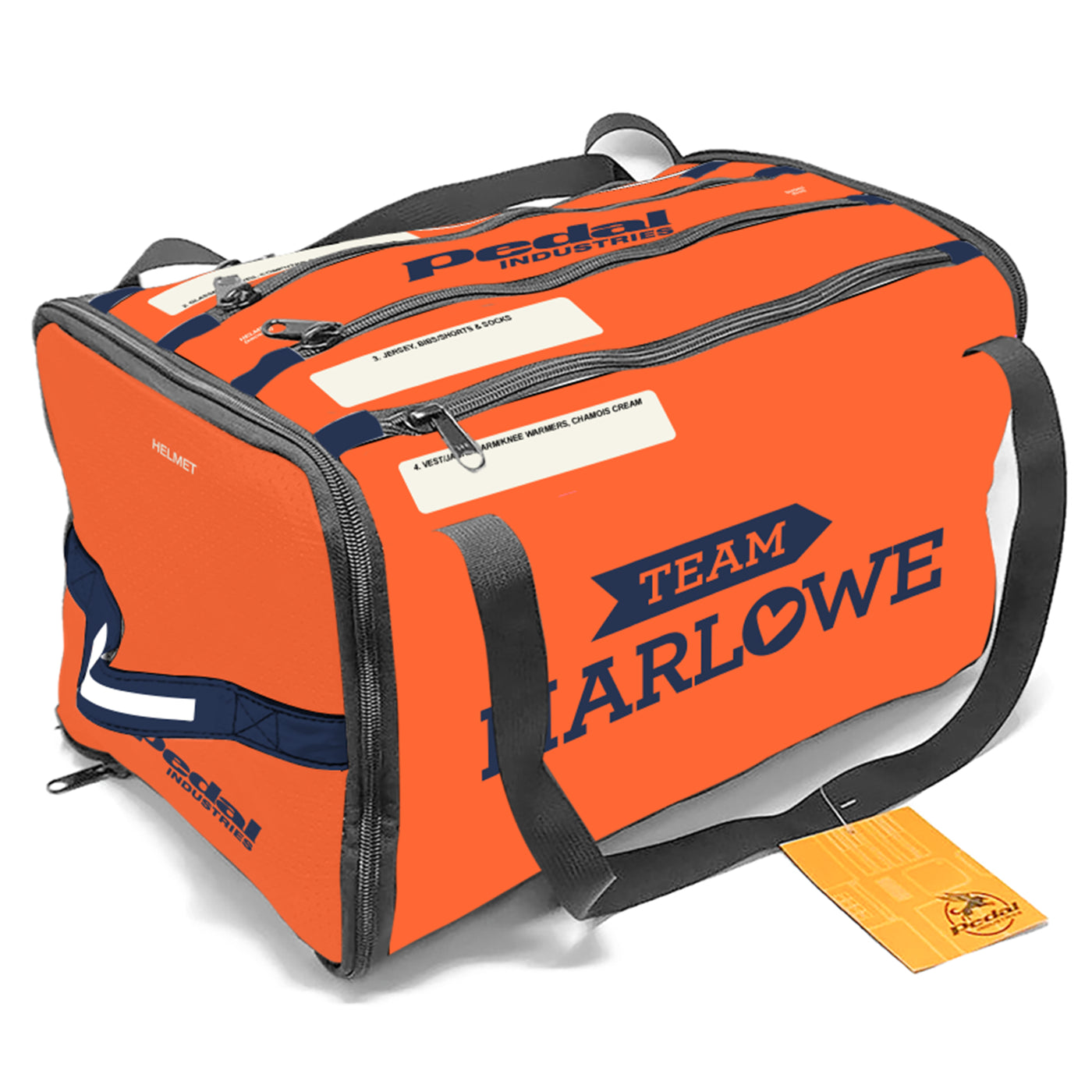 Team Marlowe 2025 CYCLING RACEDAY BAG™ PERSIMMON