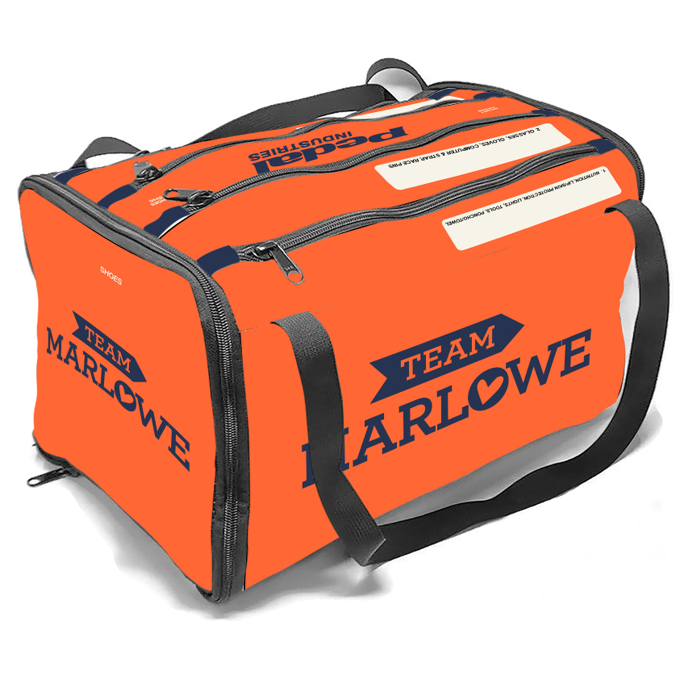 Team Marlowe 2025 CYCLING RACEDAY BAG™ PERSIMMON