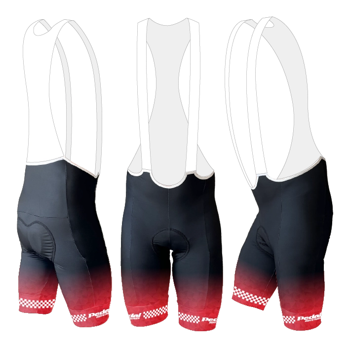 The GC Red 2024 Men's PRO BIB 2.0 ISD