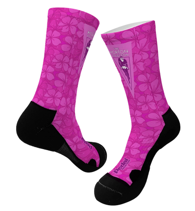 The GIRO SUBLIMATED SOCK 2.0 ISD PINK (3 Color Variants) collab with The Horton Collection