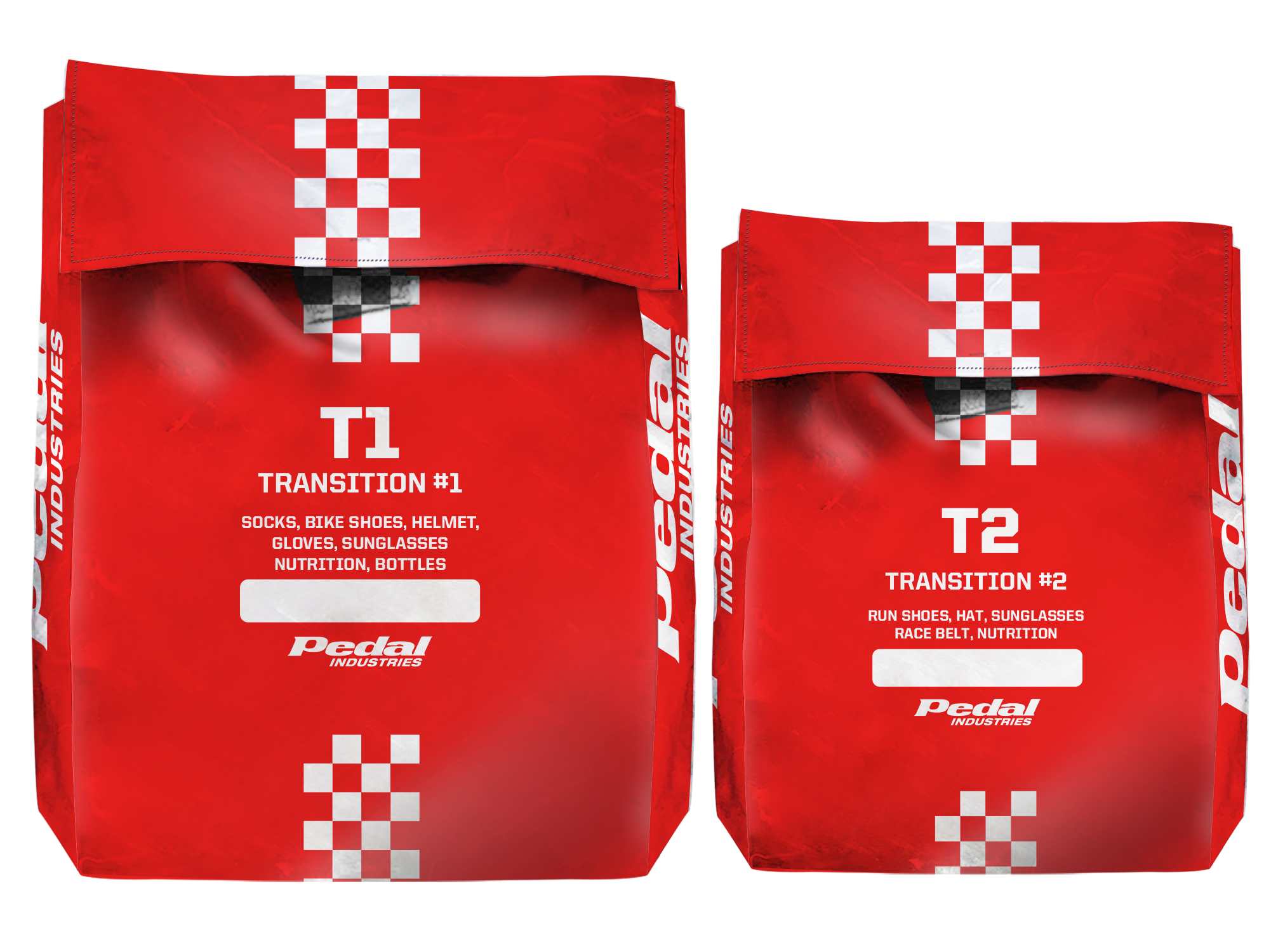 The GC Red 2024 Triathlon Transition Bags ISD