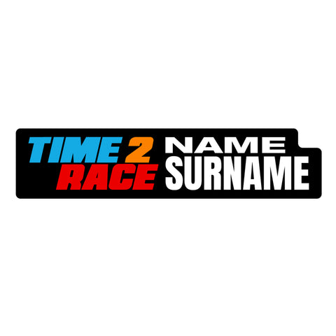 Time2Race 2026 ID Sticker Bikes & Gear