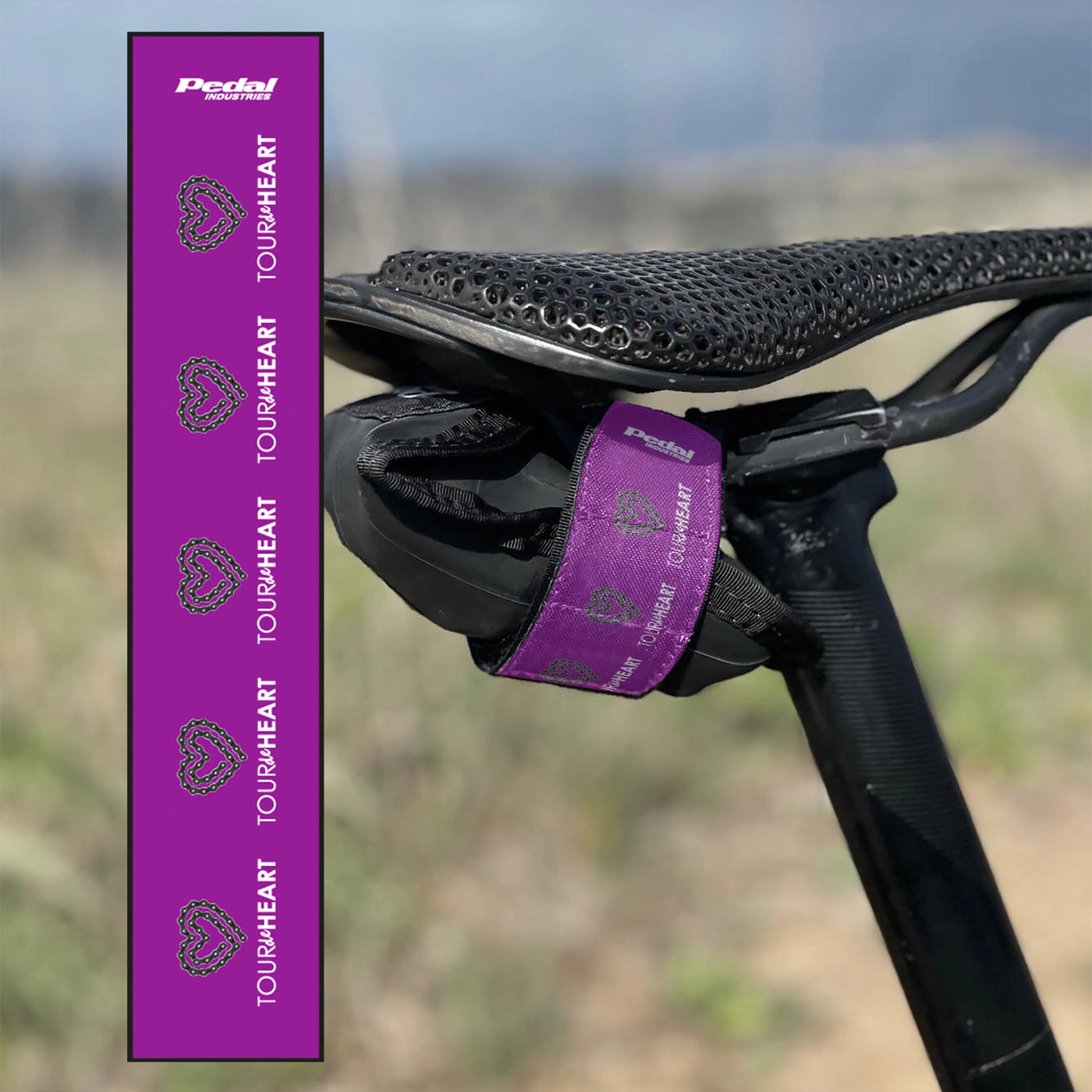 Tour De Heart 2025 MINI RaceDay Bag 2.0 PURPLE BLUSH