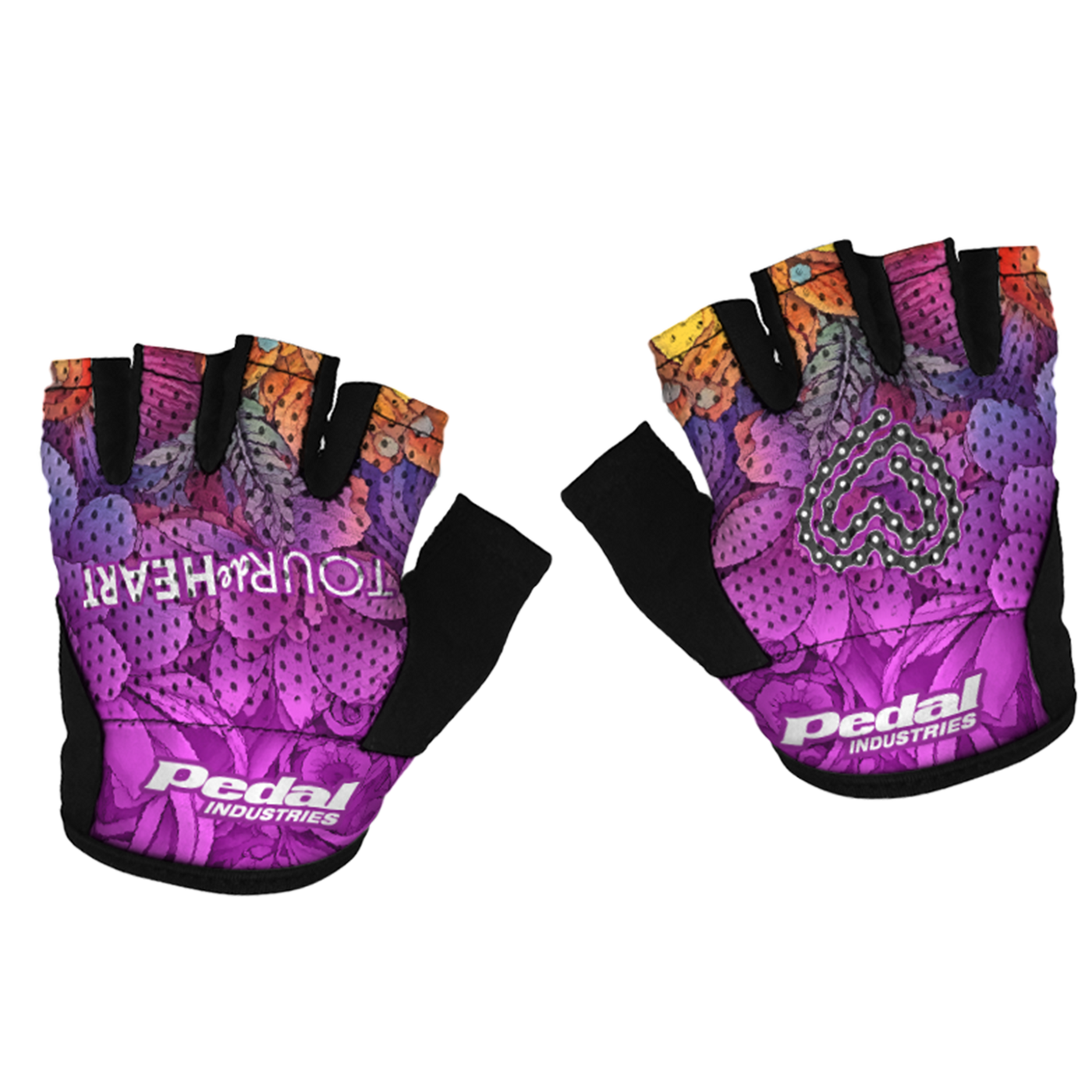 Tour De Heart 2025 SUPERLIGHT RaceDay Gloves PURPLE BLUSH