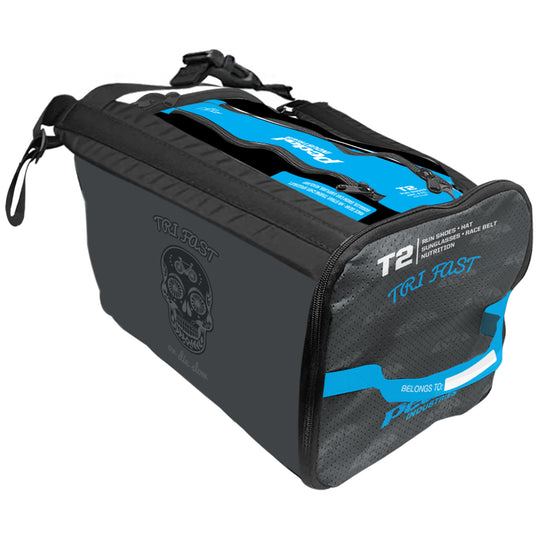Blue Tri Fast or Die RaceDay TRIATHLON Gear Bag ISD