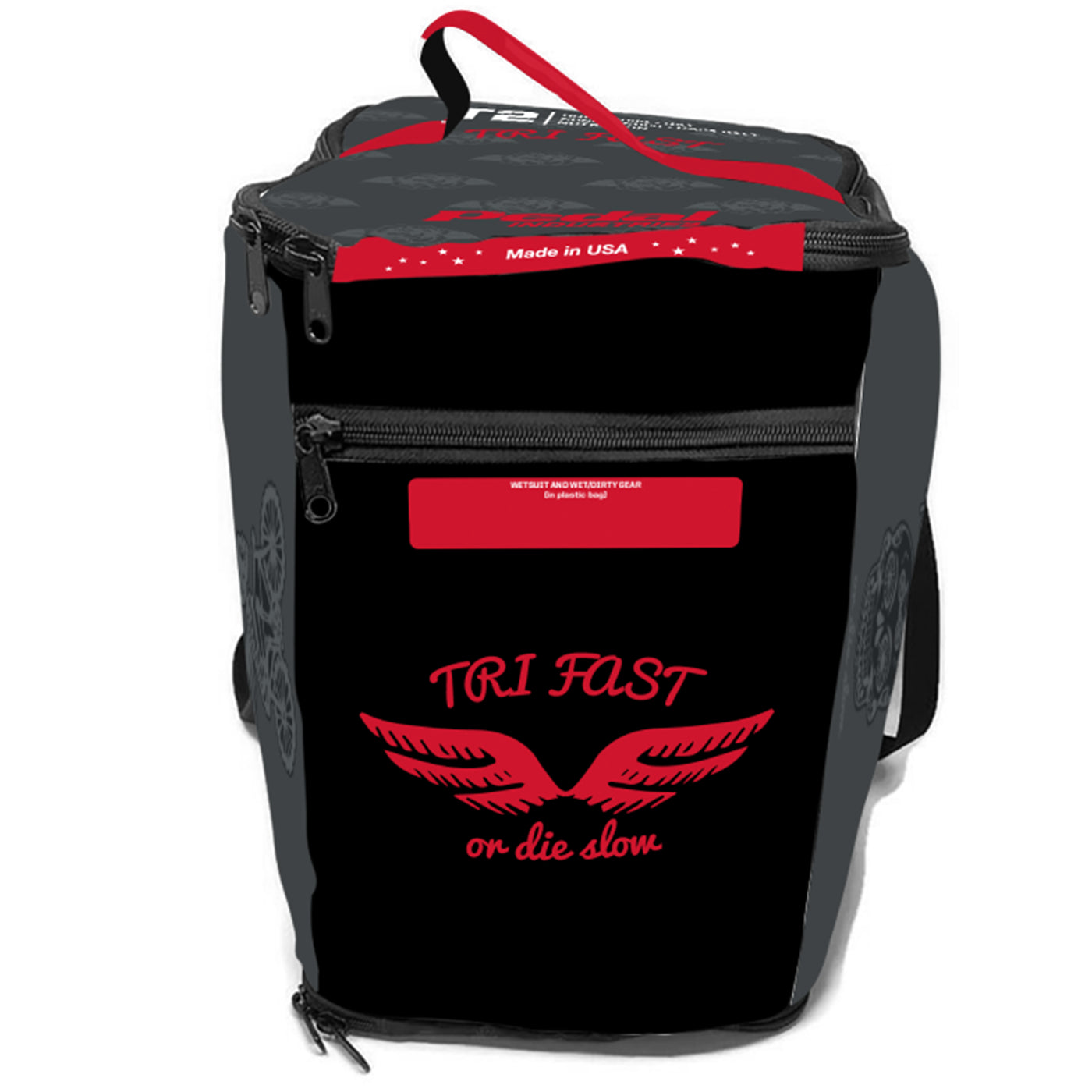 Tri Fast or Die TRIATHLON Gear Bag ISD (3 Color Variants)