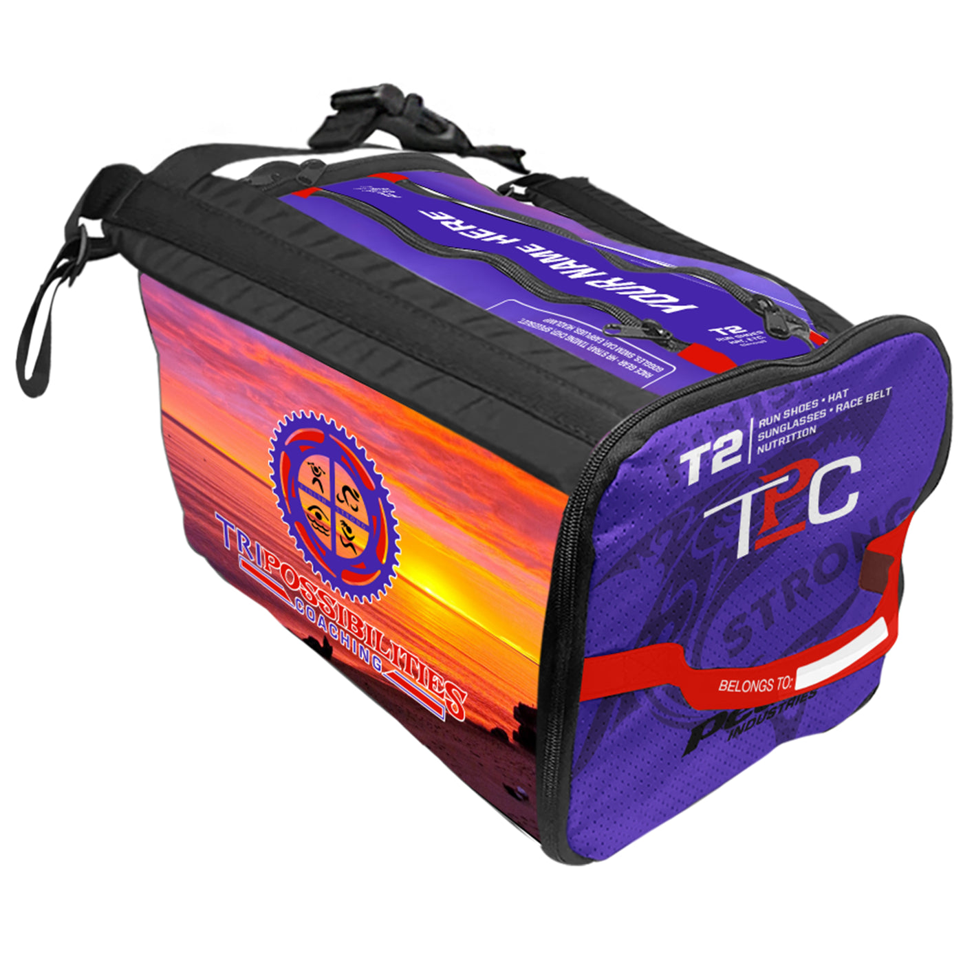 TriPossibilities 2025 TRIATHLON SPECIFIC RaceDay Bag