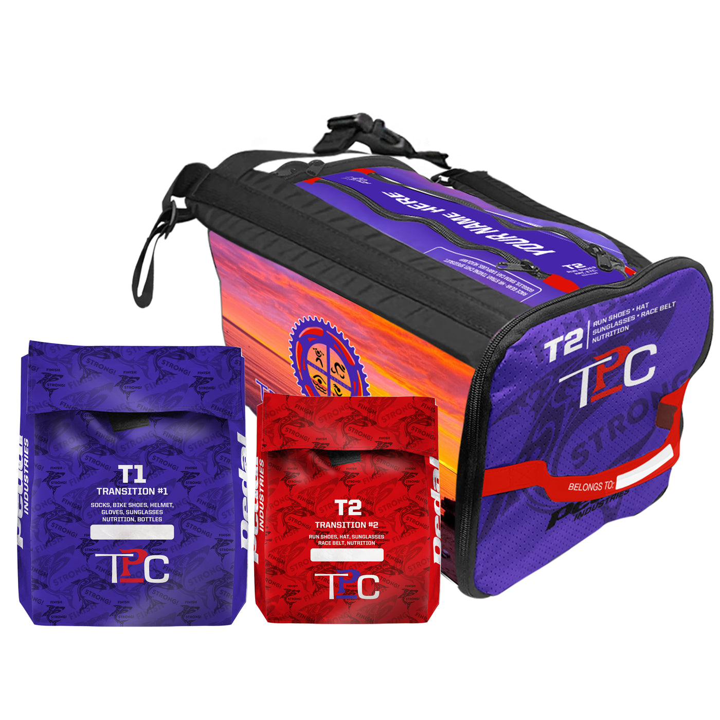 TriPossibilities 2025 TRIATHLON SPECIFIC RaceDay Bag