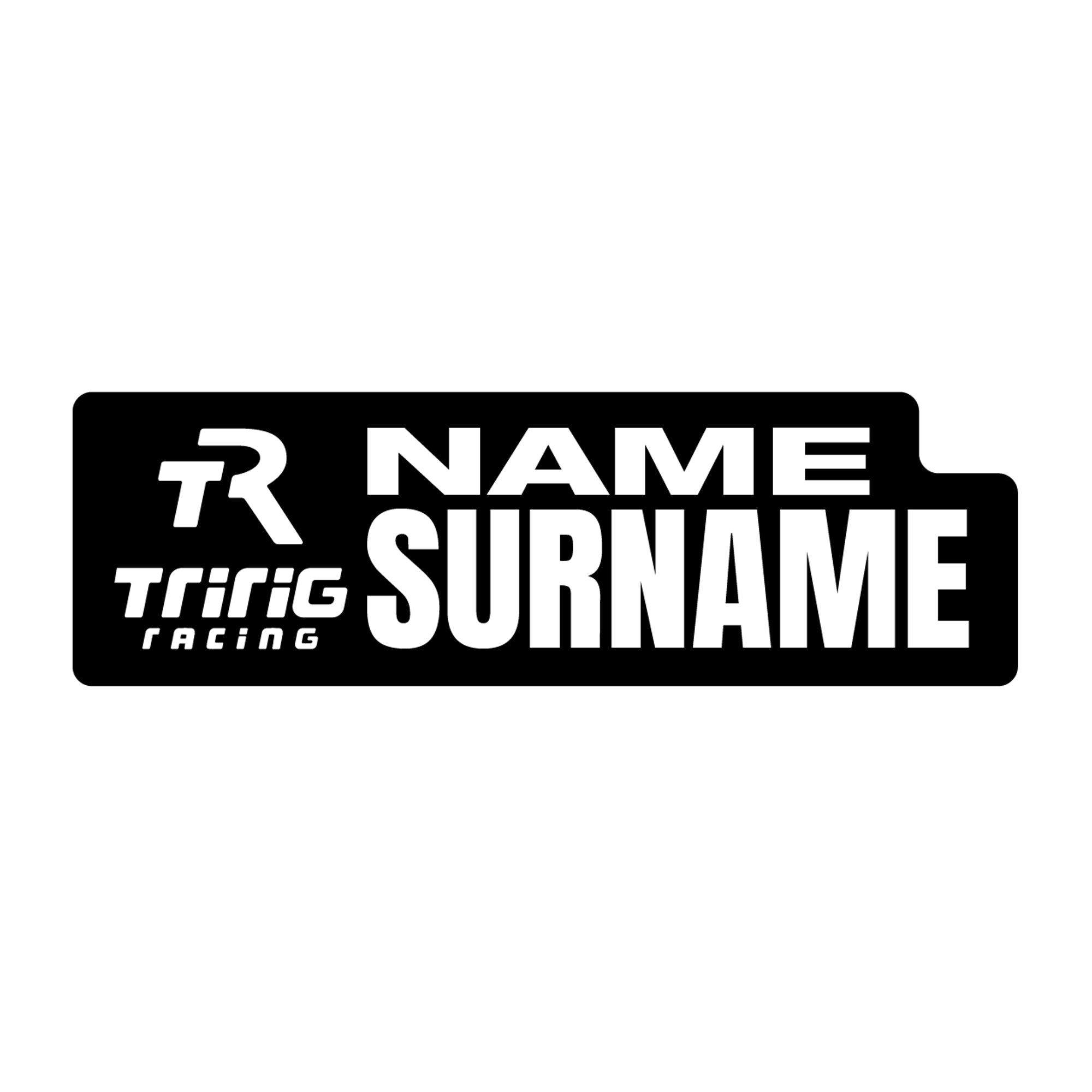 TriRig Racing 2026 ID Sticker Bikes & Gear