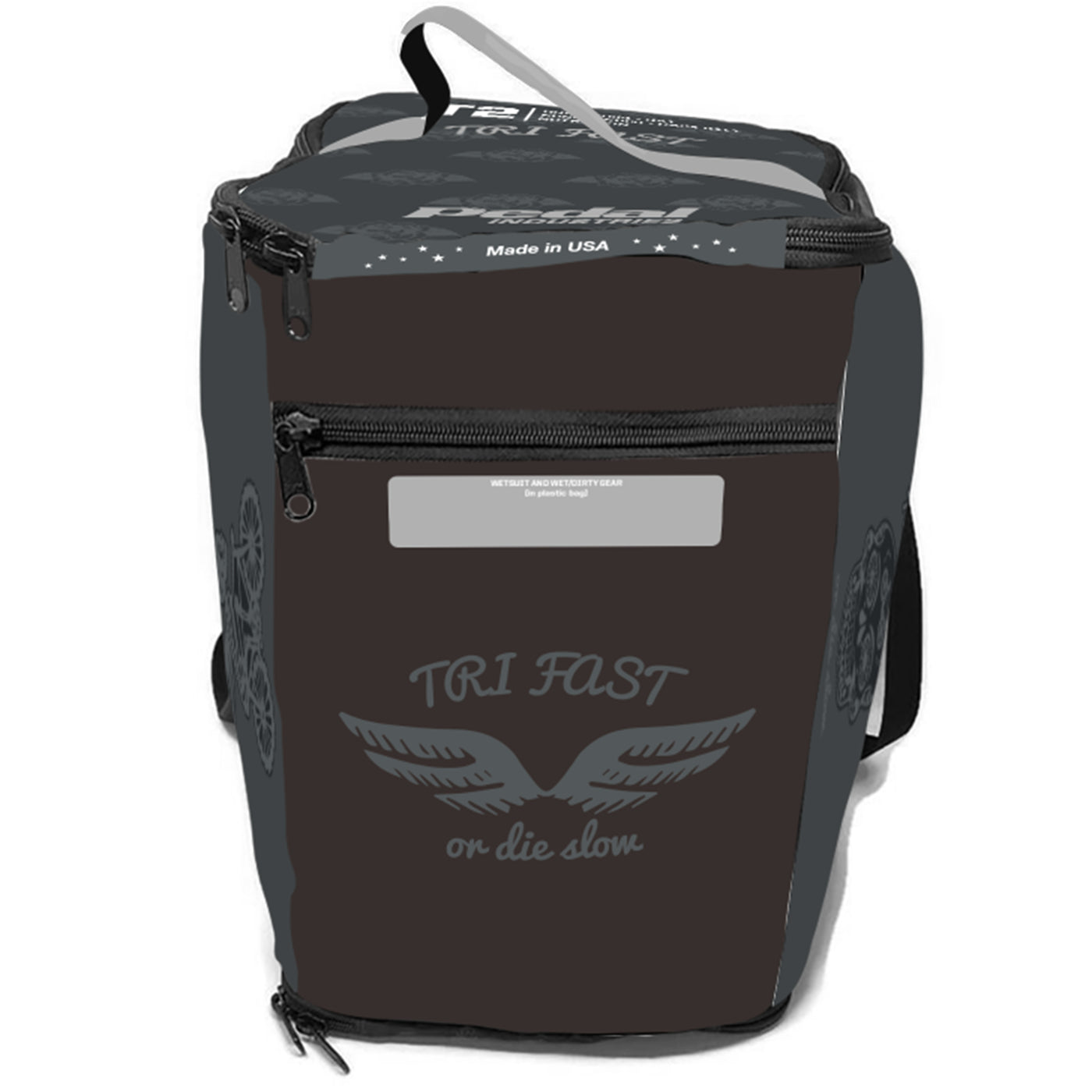 Tri Fast or Die TRIATHLON Gear Bag ISD (3 Color Variants)