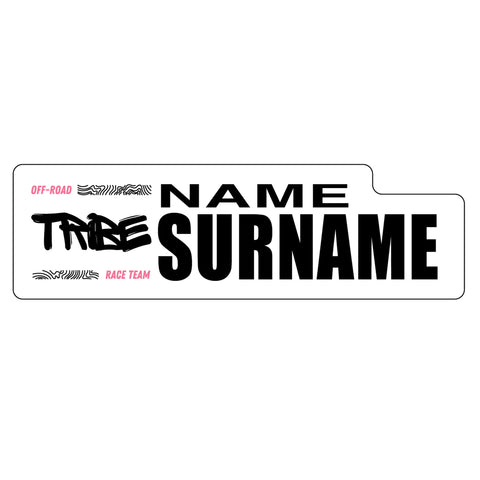 Tribe National 2025 ID Sticker Bikes & Gear WHITE