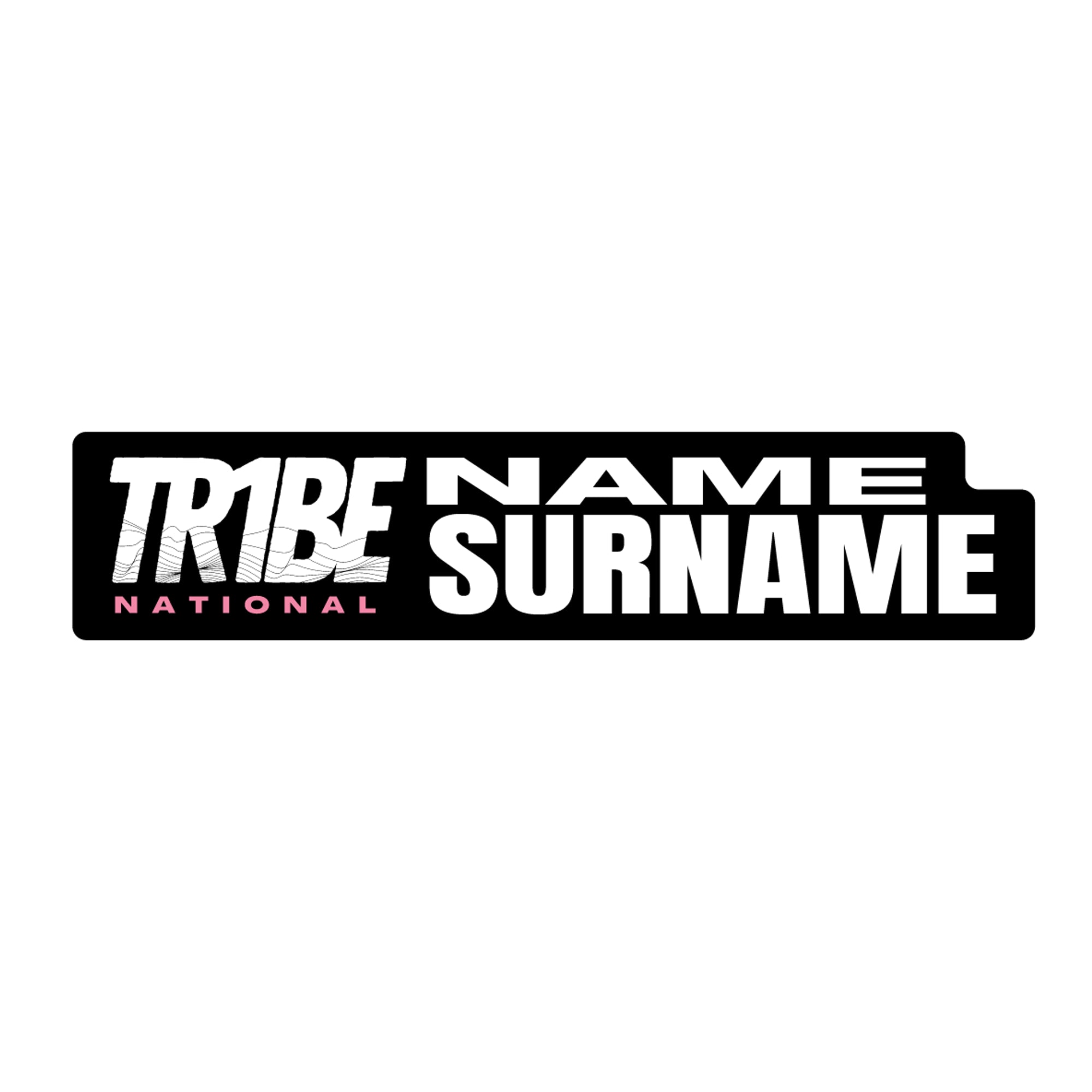 Tribe National 2027 ID Sticker Bikes & Gear