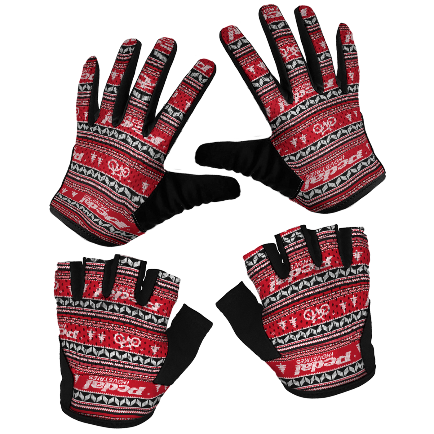 Ugly Sweater SUPERLIGHT RaceDay Gloves ISD RED