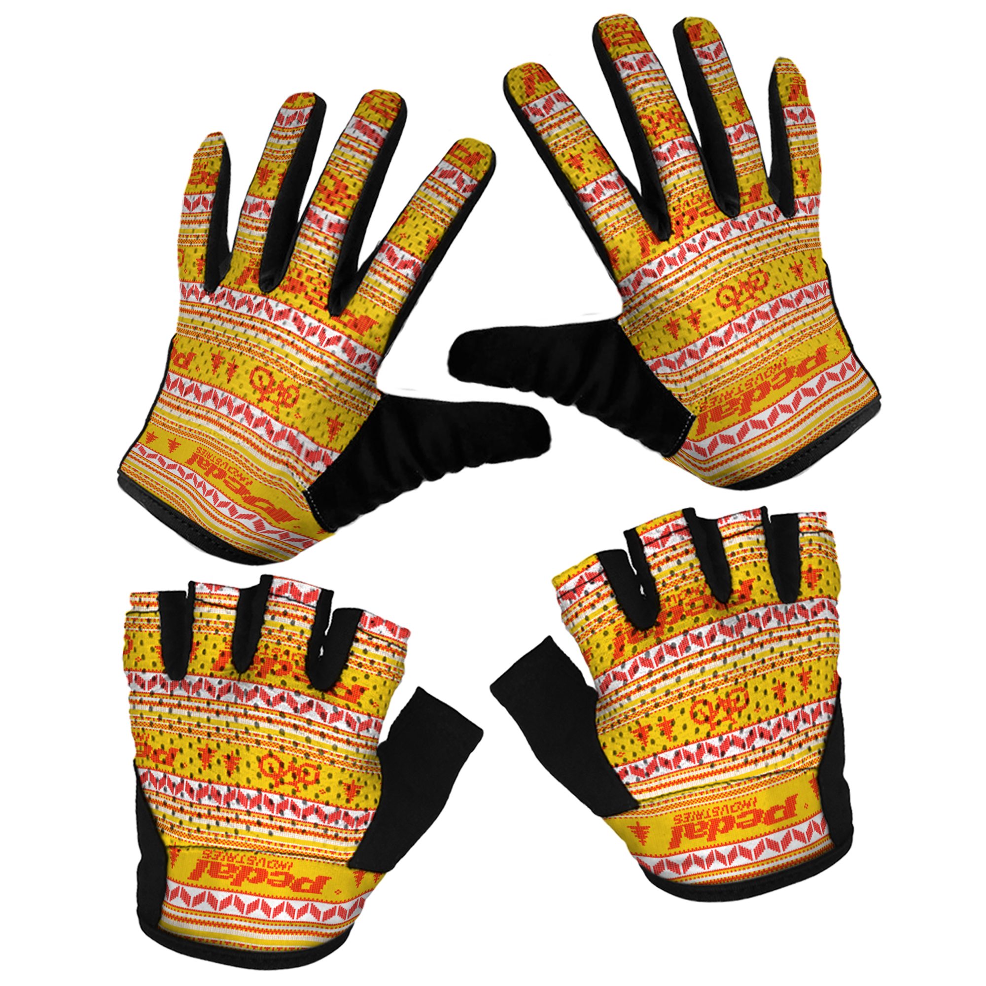 Ugly Sweater SUPERLIGHT RaceDay Gloves ISD YELLOW