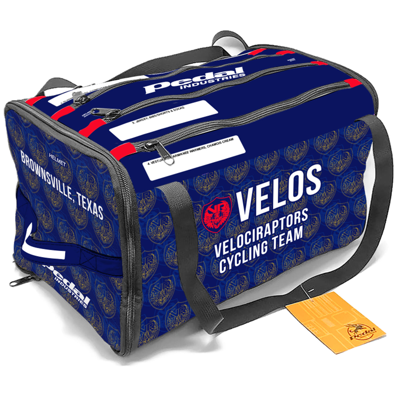 Velociraptors Cycling Team 2025 CYCLING RACEDAY BAG™