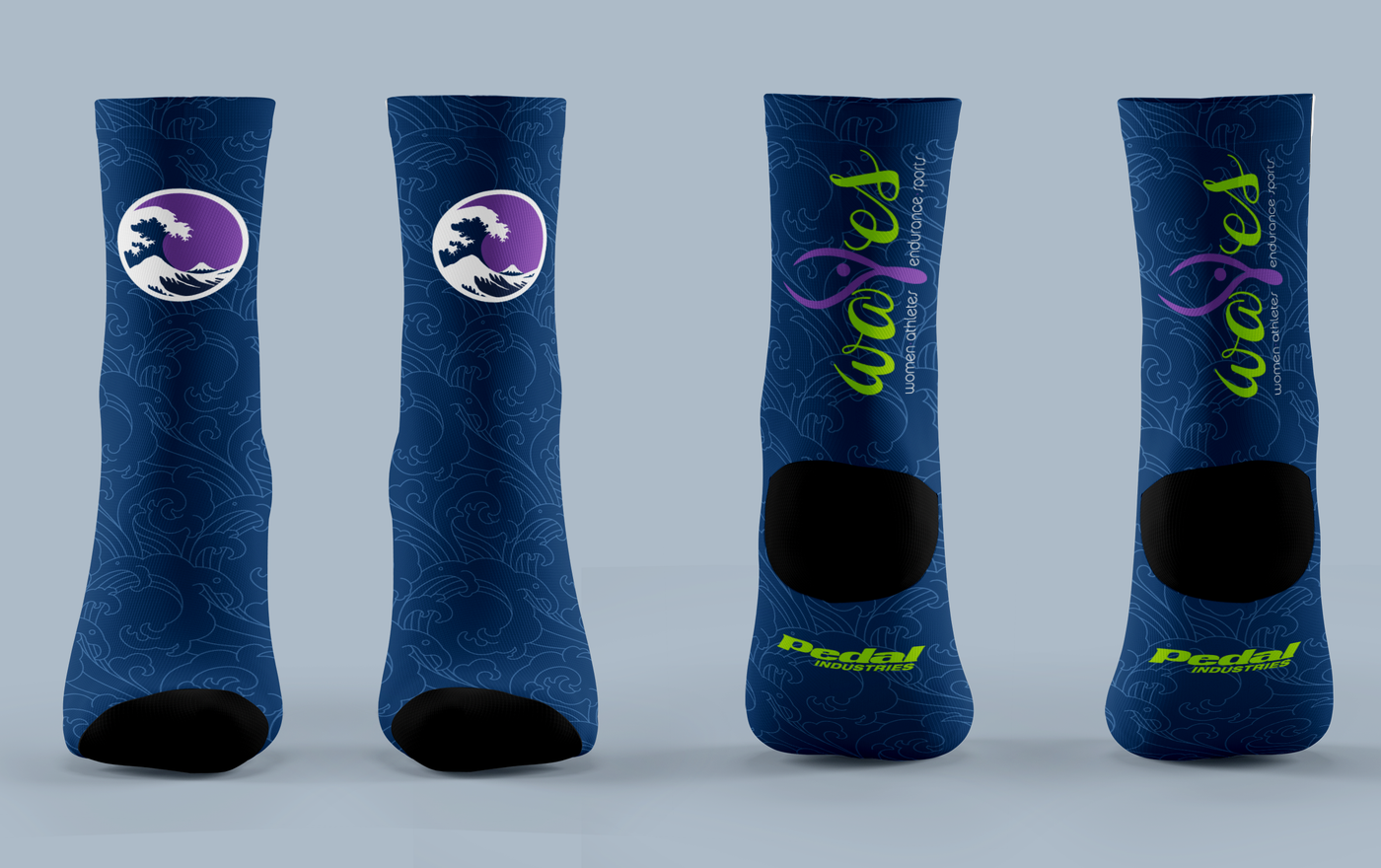 WAVES Triathlon 2023 SUBLIMATED SOCK