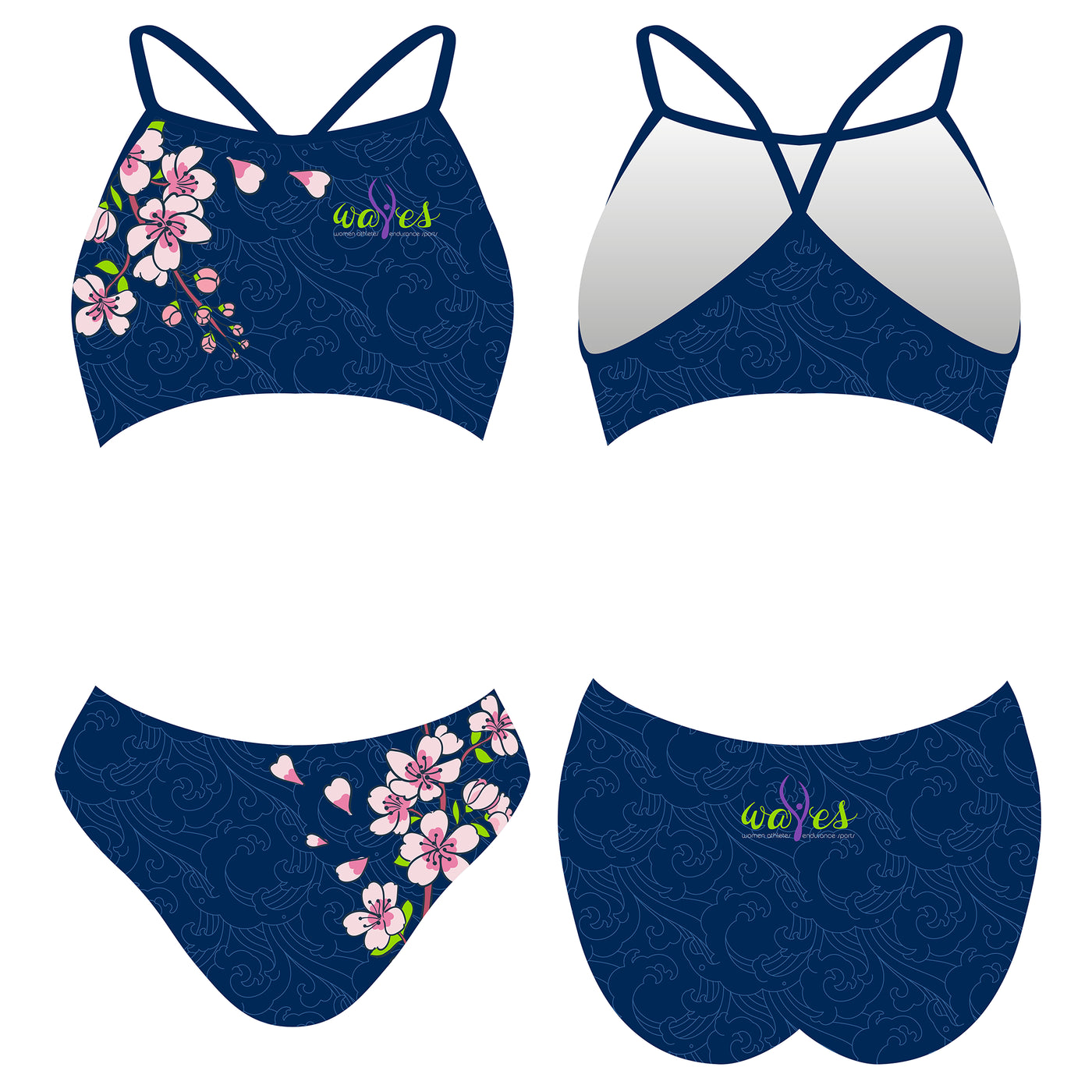 WAVES Triathlon Women's Bikini Speed swimsuit (2-piece)