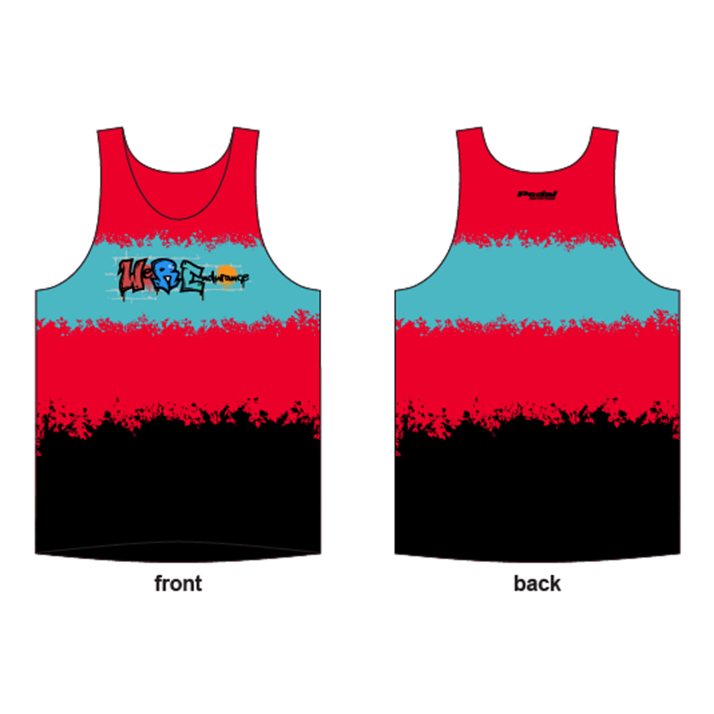 WeREndurance Athletes 2024 MEN'S RUNNING Singlet