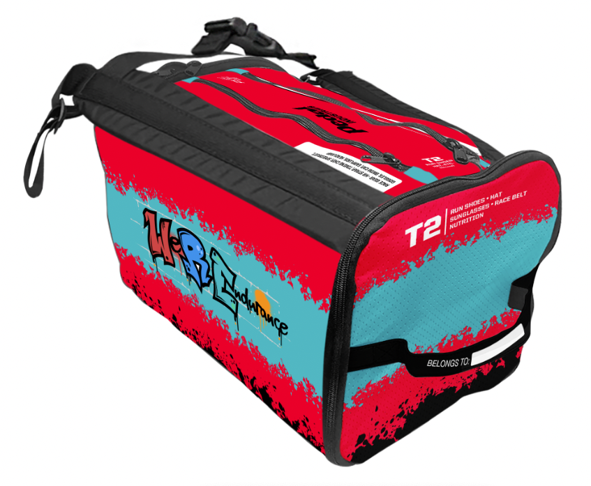 WeREndurance Athletes 2024 TRIATHLON SPECIFIC RaceDay Bag RED