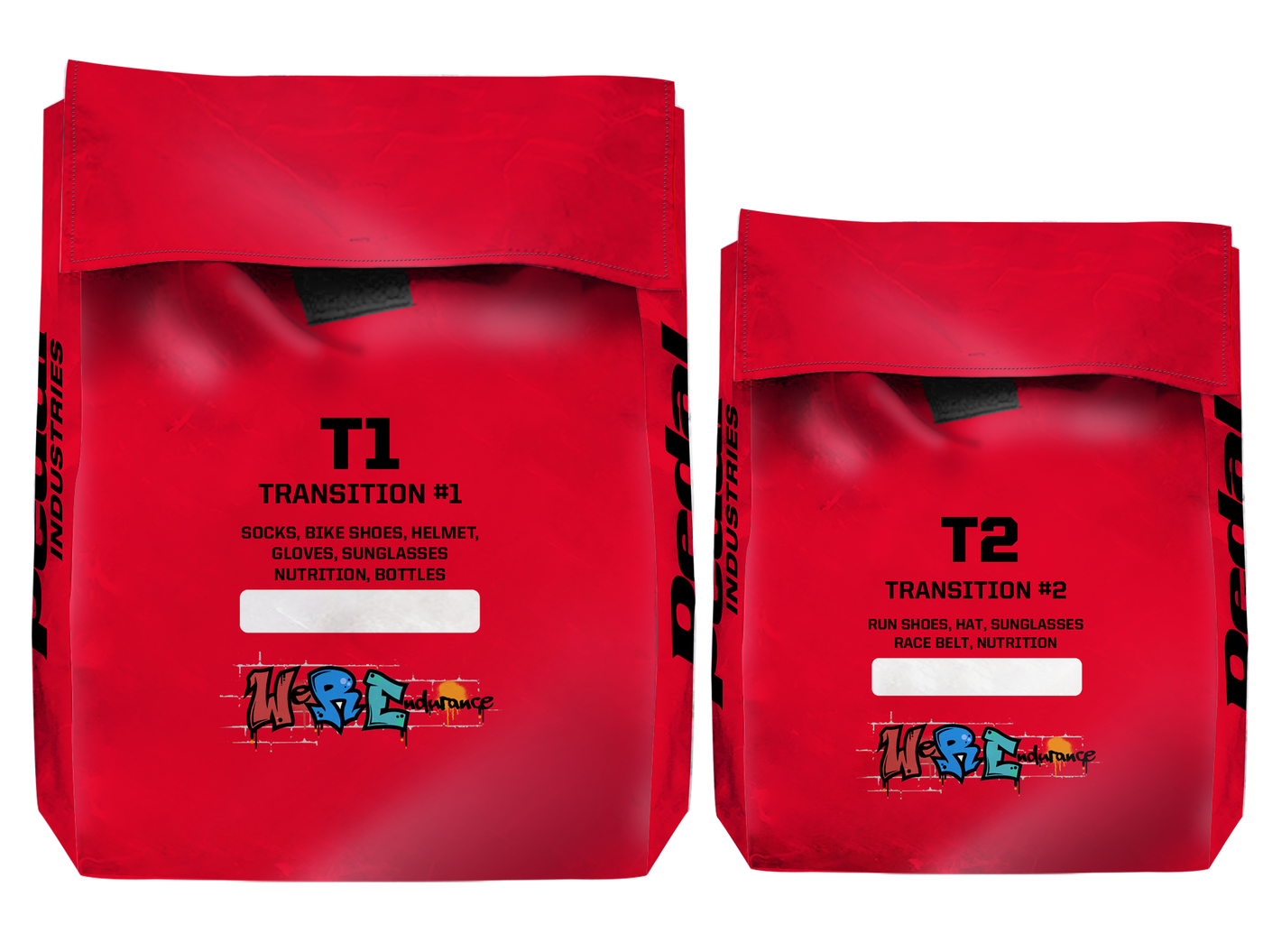 WeREndurance Athletes 2024 Triathlon Transition Bags – PEDAL Industries