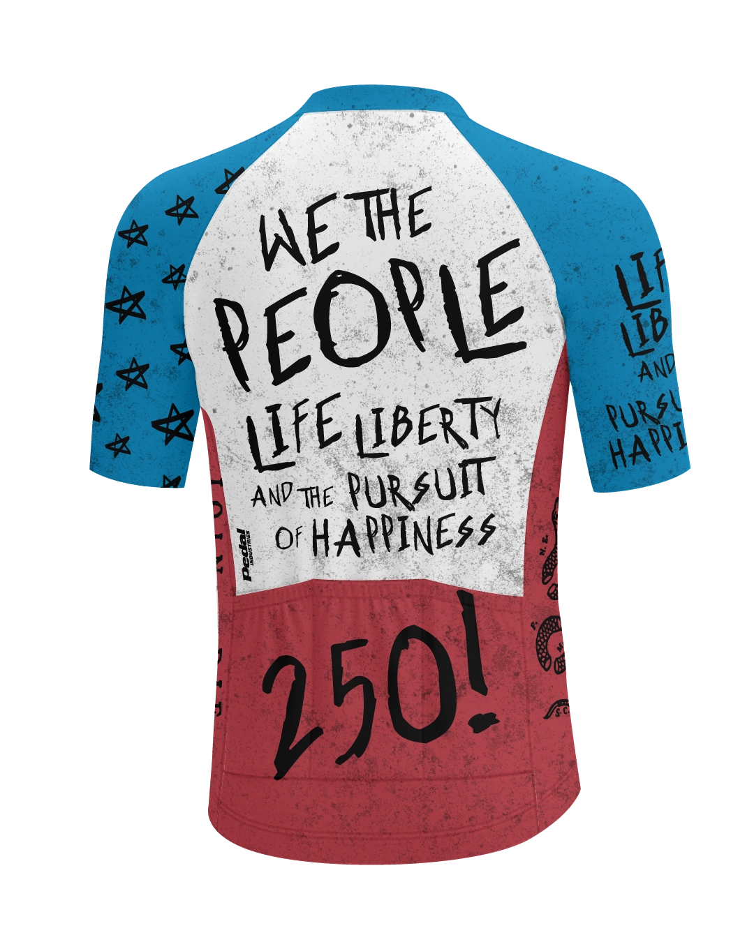 We The People MEN'S PRO JERSEY ISD - flat product view, back pdp-last