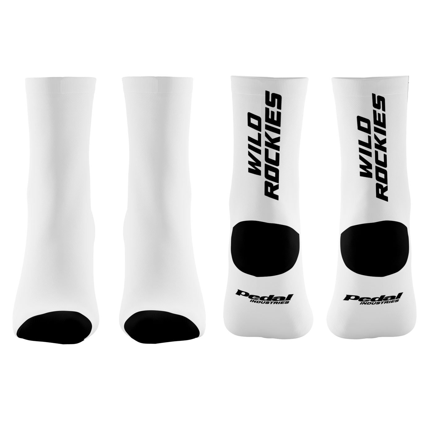 Wild Rockies Racing 2024 SUBLIMATED SOCK White