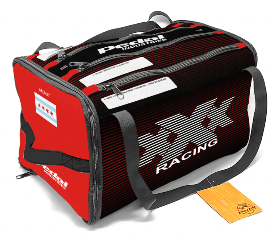UVU Racing Bag レーシングバッグ　ランニング　グッズ XXX Racing 2024 CYCLING RACEDAY BAG™ – PEDAL Industries