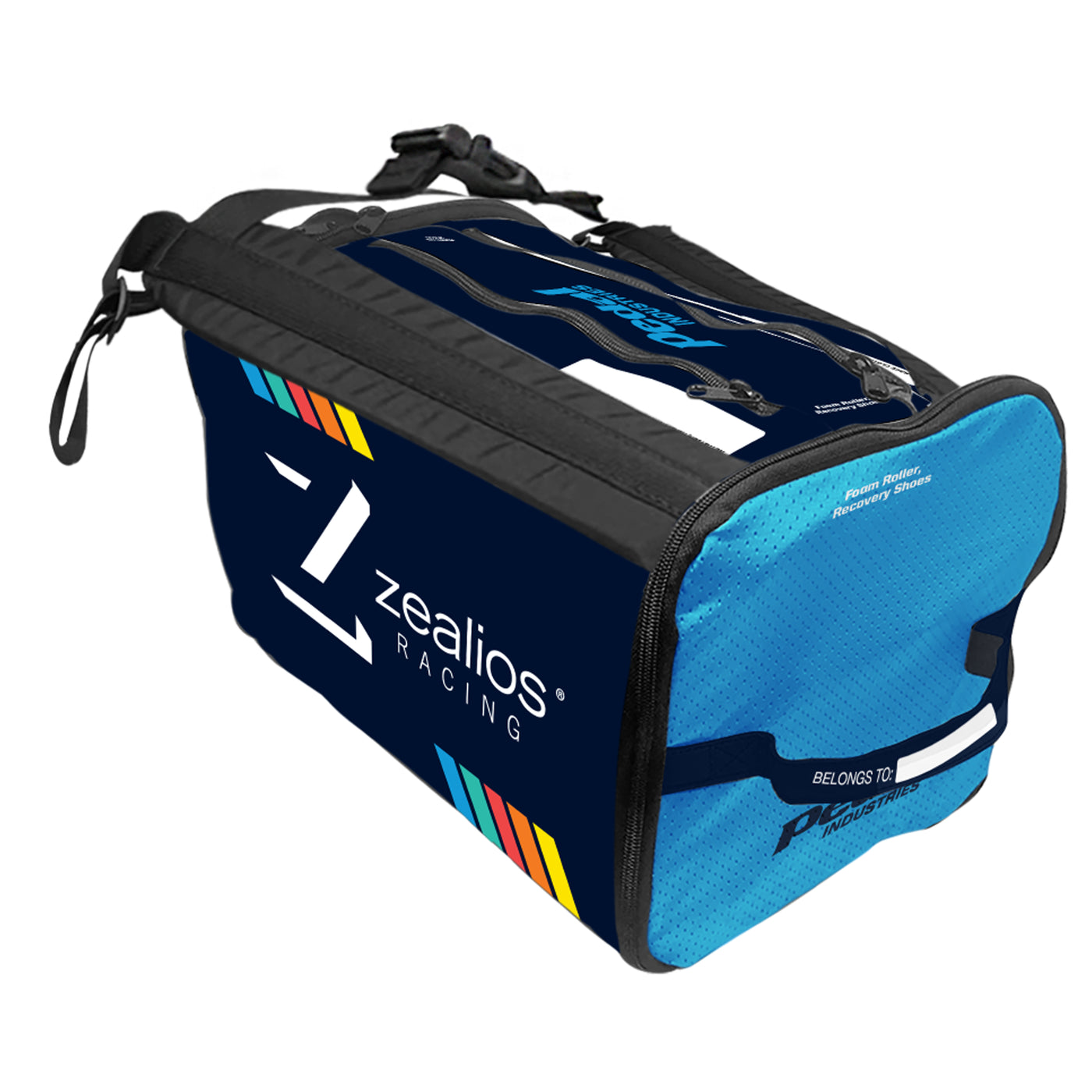 Zealios Racing 2026 RaceDay RUNNING Gear Bag™ – PEDAL Industries