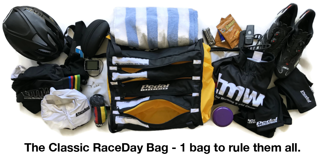 Olive-Black Pedal PUNK RaceDay CYCLING Gear BAG™ ISD
