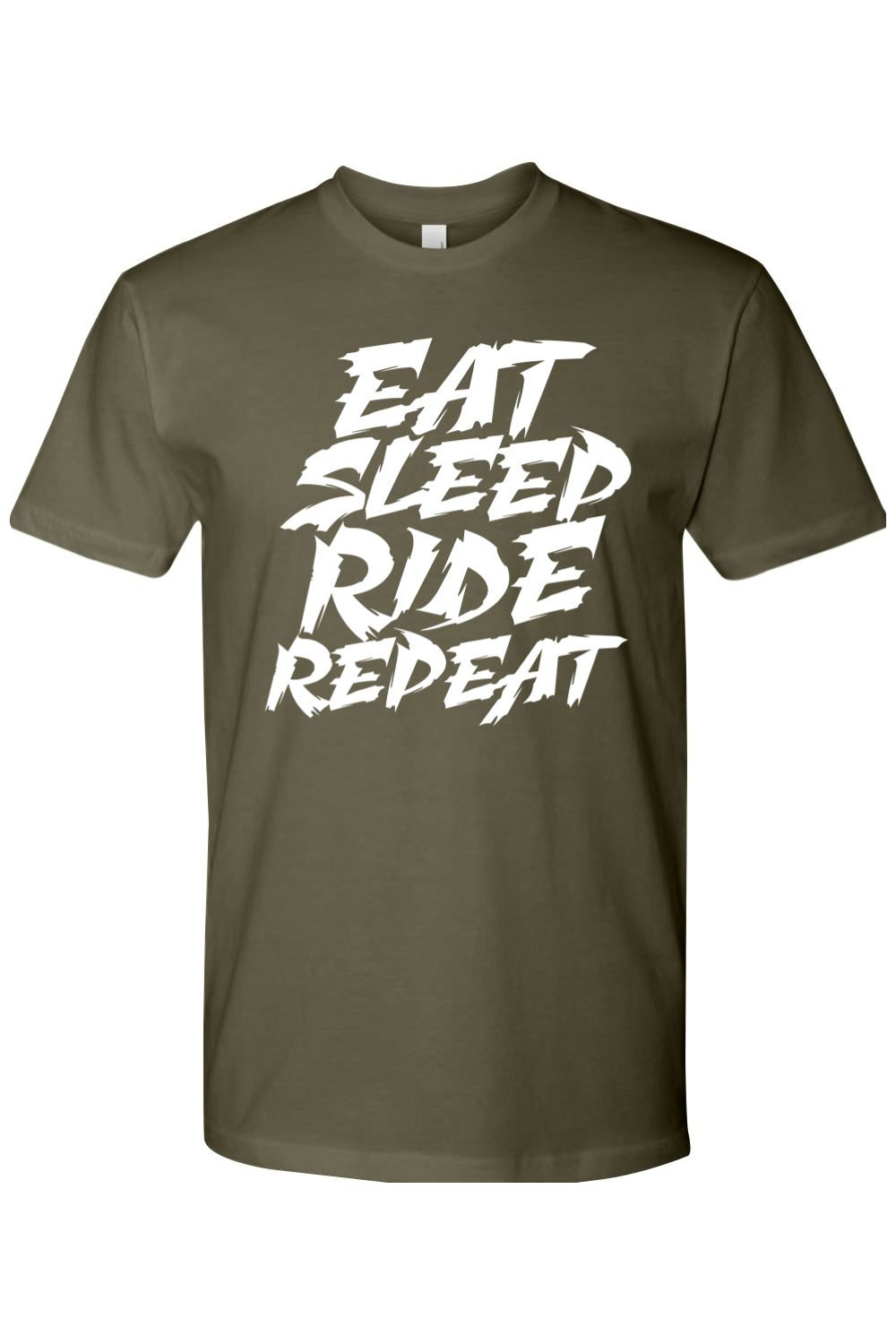 EAT SLEEP RIDE REPEAT Classic T-Shirt (FE) (2 Color Variants)