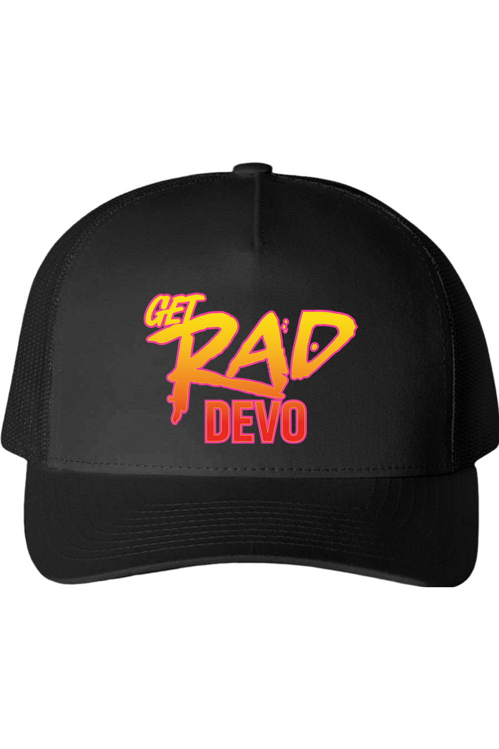Devo Cap Get Rad Devo 2026 Five-Panel Retro Trucker Cap (FE) – PEDAL Industries