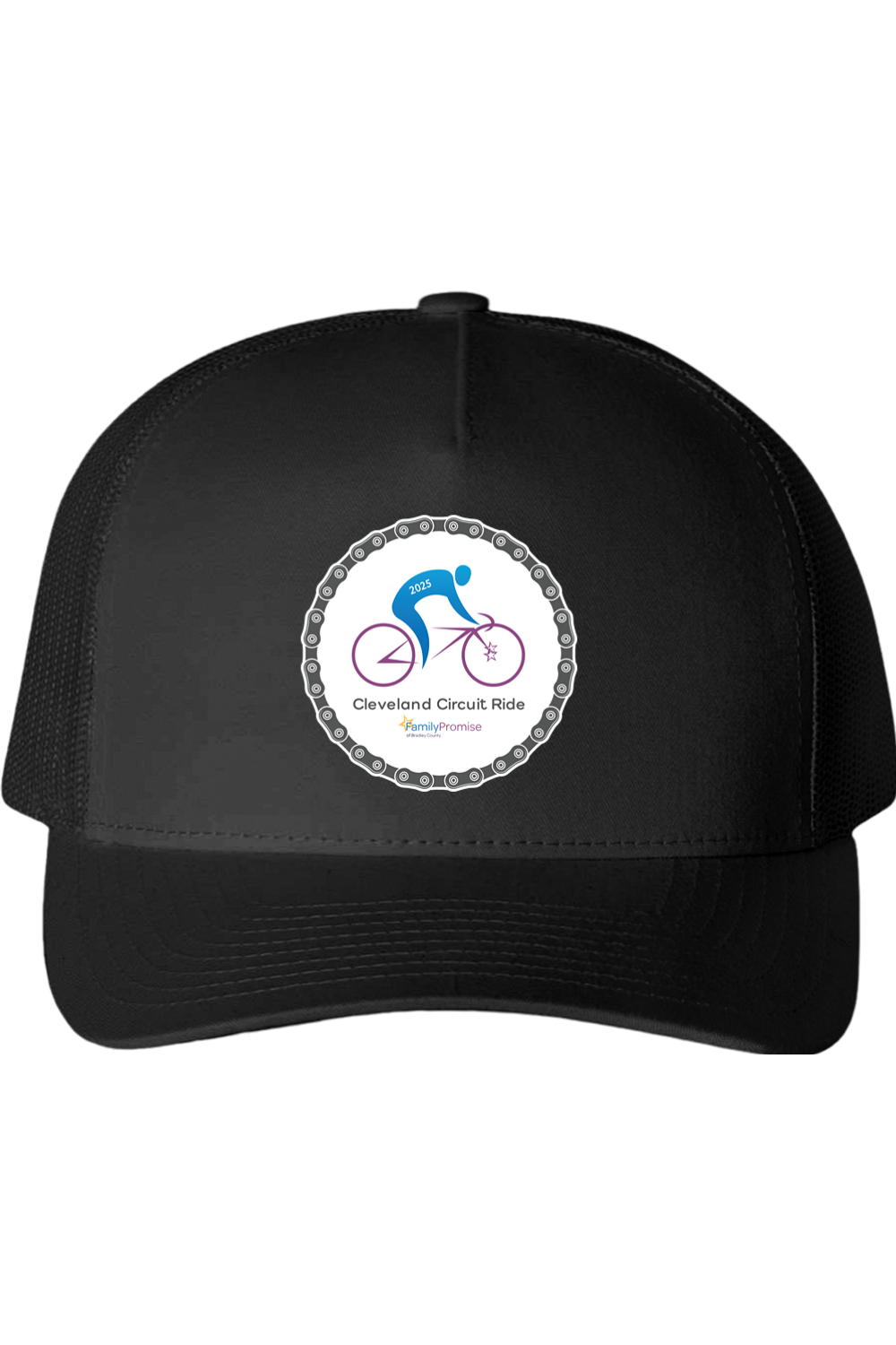 Cleveland Circuit Ride 2025 Five-Panel Retro Trucker Cap (FE)